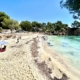 Sandstrand Badebucht Cala Portals Nous, Mallorca